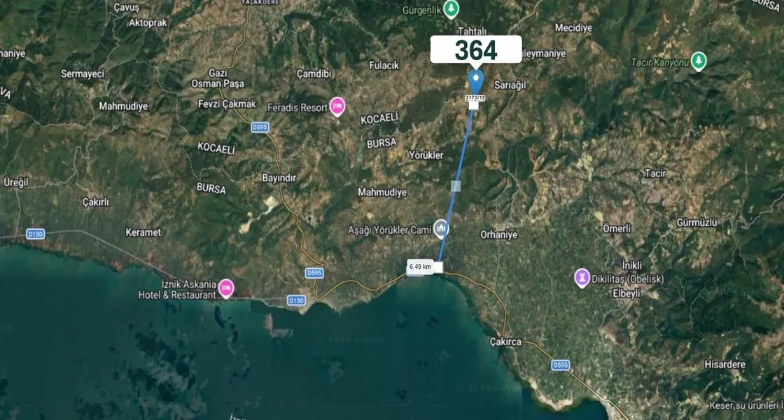 Agricultural Land for Sale in Iznik City - Bursa Province | L364