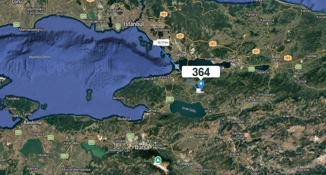 Agricultural Land for Sale in Iznik City – Bursa Province | L364
