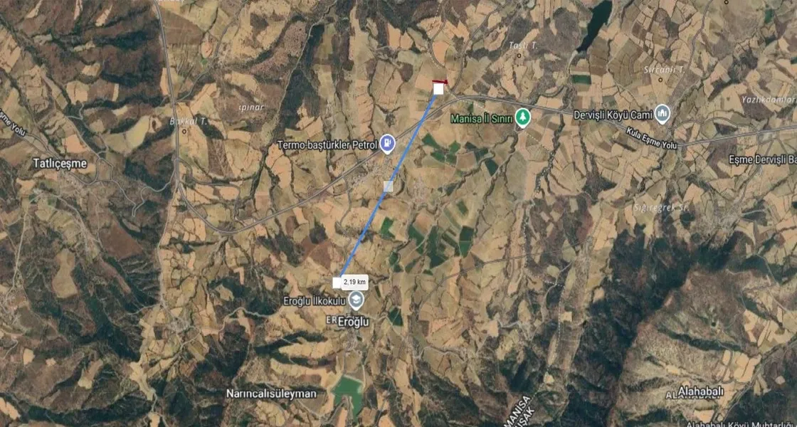Agricultural land for sale in Turkey, specifically Manisa Kula Eroğlu | L340
