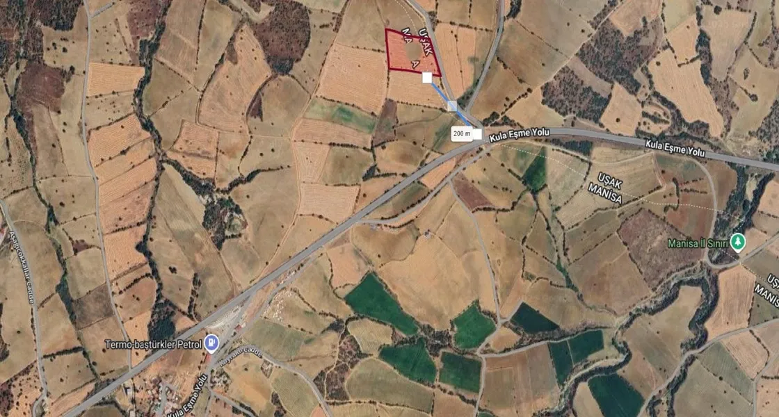 Agricultural land for sale in Turkey, specifically Manisa Kula Eroğlu L340