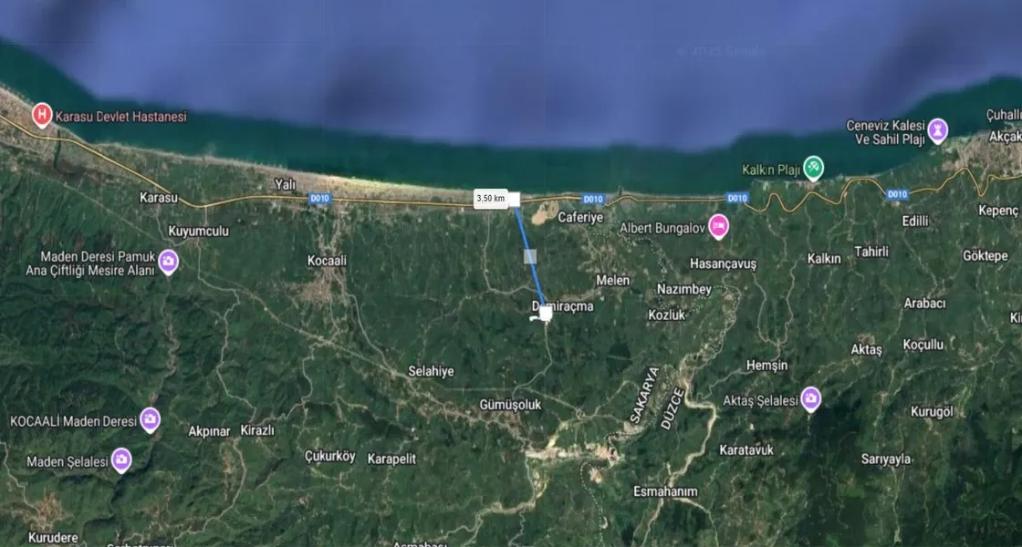 Exclusive, Prime Land for Sale in Sakarya, Kocaali District | L352