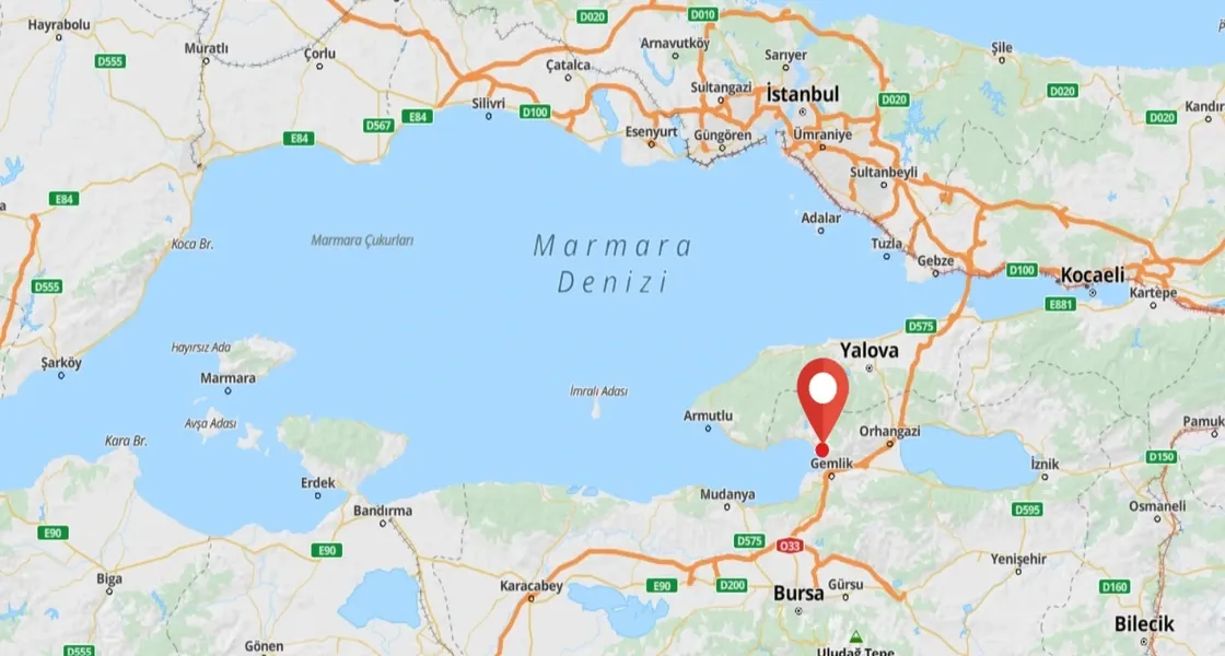 Exclusive Ready-to-Build Land for Sale in Bursa - Gemlik, Orhaniye Area | L342