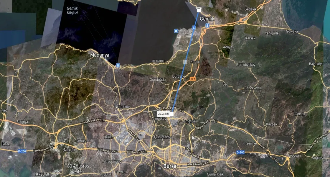 Exclusive Ready-to-Build Land for Sale in Bursa – Gemlik, Orhaniye Area | L342