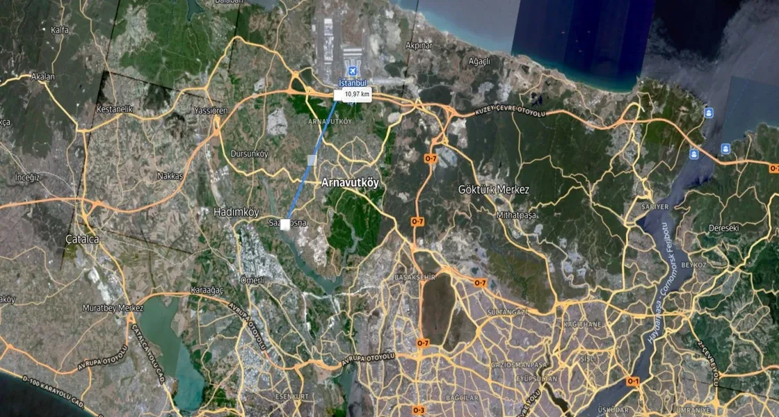 Land for sale in Arnavutköy, Sazlıbosna | L347
