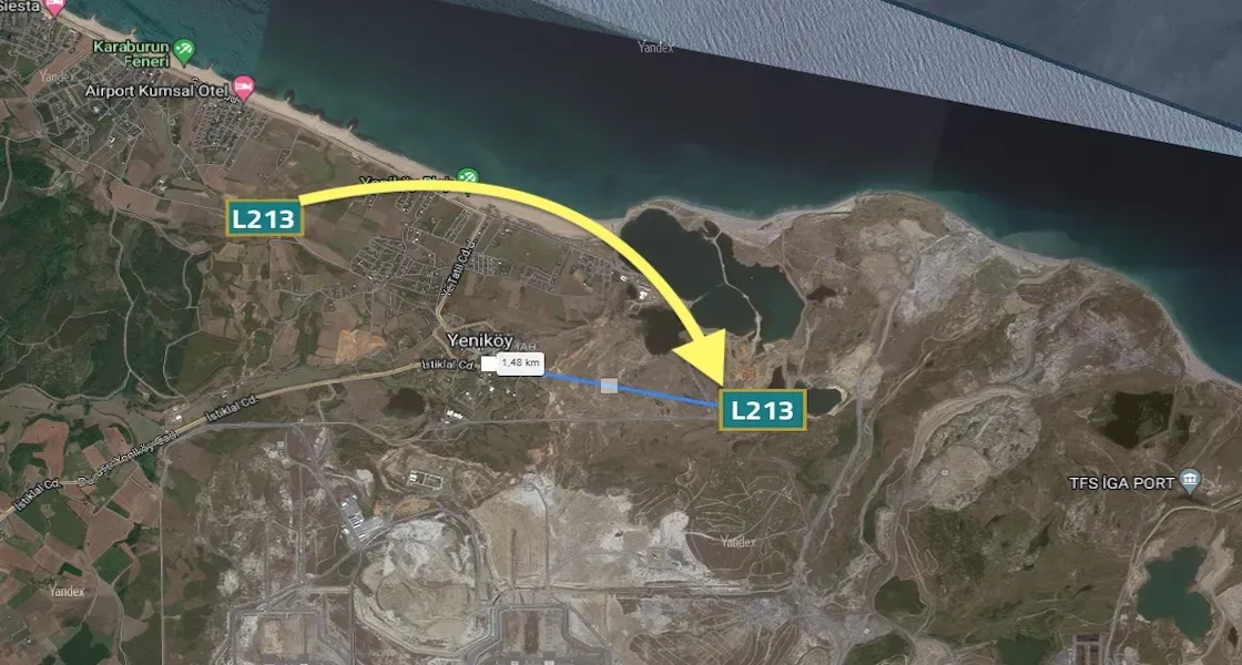 Land for sale in Arnavutköy – Yeniköy, located near Istanbul Airport and Kanal Istanbul | L213
