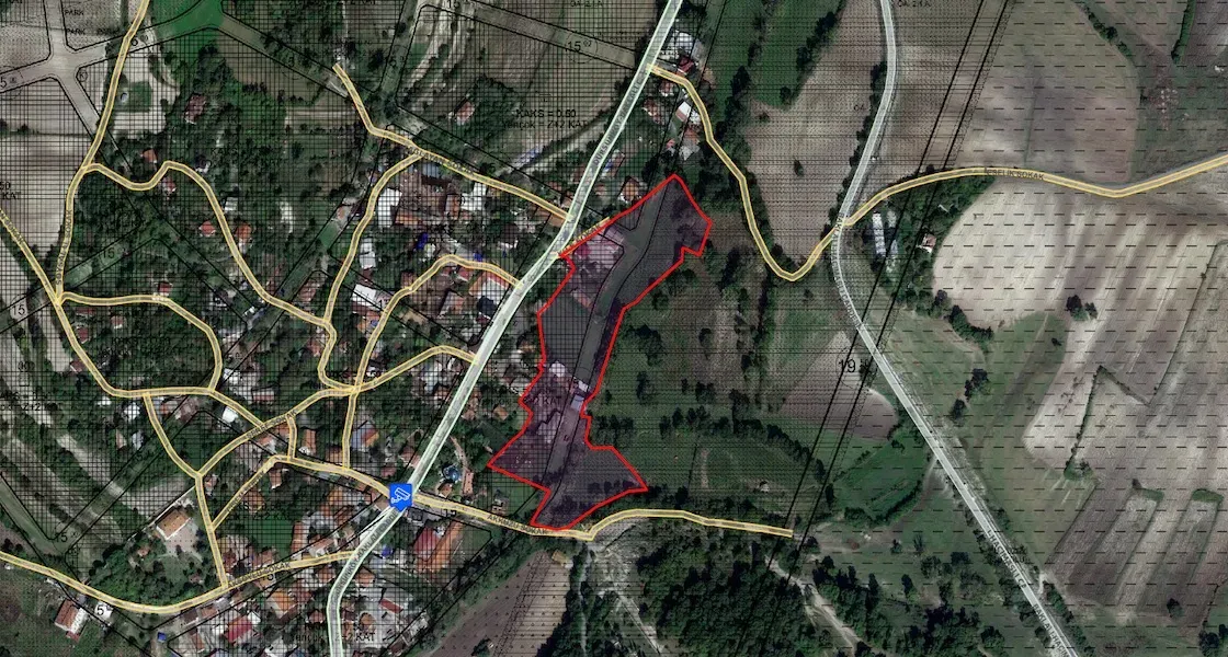 Tourist-commercial land with a license for sale in Arnavutkoy, in Baklalı | L222